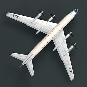 3D model tupolev tu-114