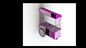 3D cotton candy model