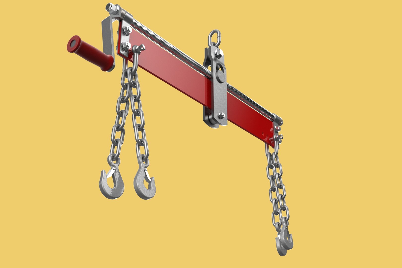 3D BALANCER LOAD LEVELER ENGINE HOIST LIFT CRANE ENGINE HOOK CHAIN ...