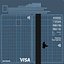 Modèle 3D de carte de crédit réaliste et facilement personnalisable