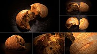 Photoreal Bread 3D Scan 05