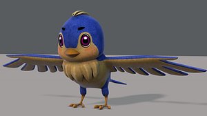 3D model bird v01