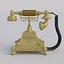 Old Phone Vintage Rotating Dial Phone Fixed Phone with Fixed Phone Reminder for Office Home Living R 3D