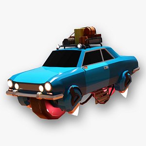 3D Torino Retro-Futurista model