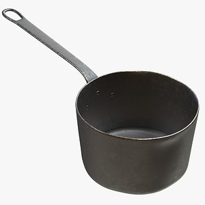 3D Vintage Pan model