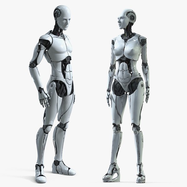 3D model Elettron and Elettra Cyborgs Collection