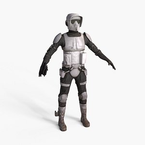 3D model Scout Trooper