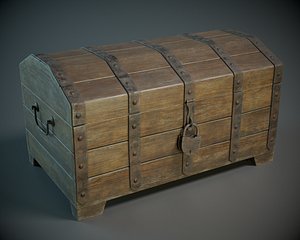 pbr chest 3d model