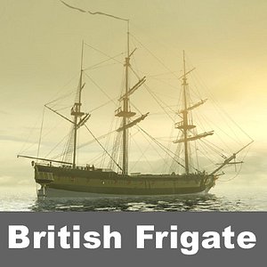 British Frigate HMS Cerberus