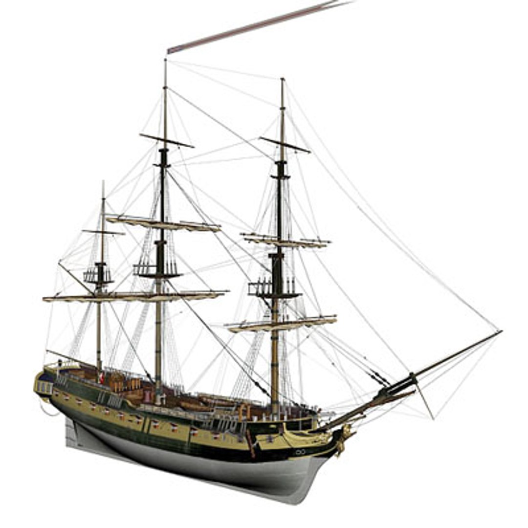 Hms Cerberus British Frigate 3d Model