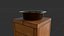 Antique Basin Stand Cabinet with Wash Bowl