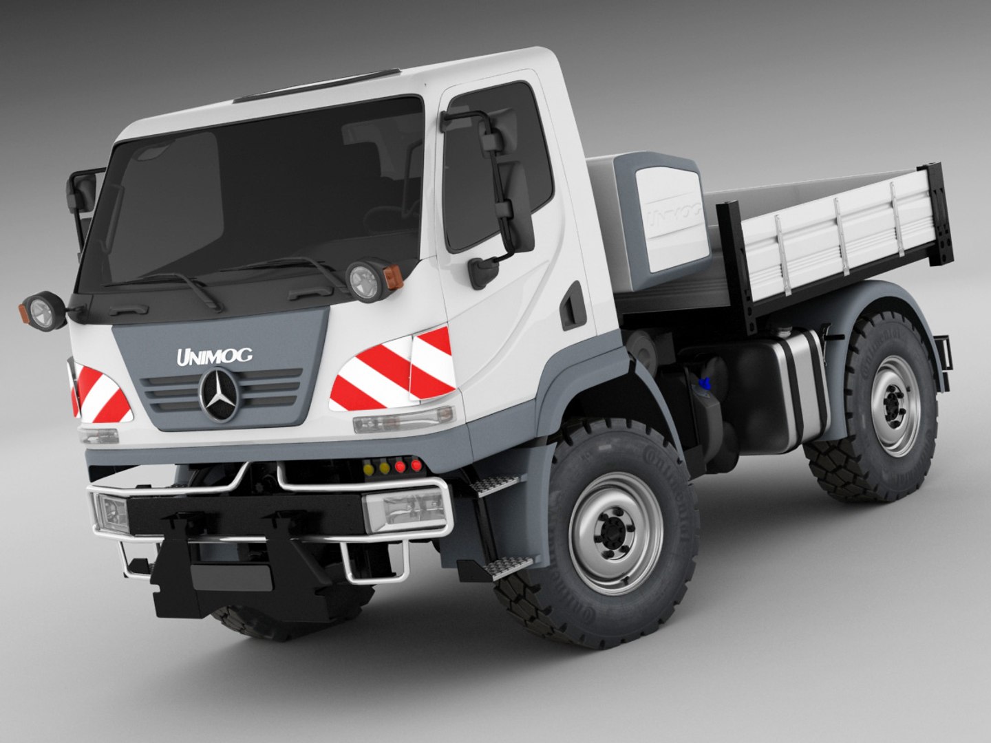 mercedes unimog u20 3d max