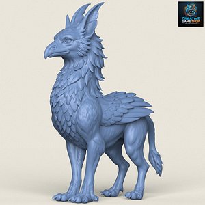 Keythong Griffin Print Ready 3D Model 3D model