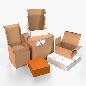 Cardboard Box Collection - Full Shape Coverage Set