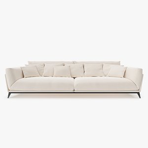 3d model interior fabric sofa
