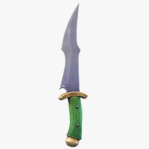 3D Stylized Dagger model