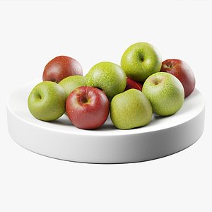 apples bowl 3D model