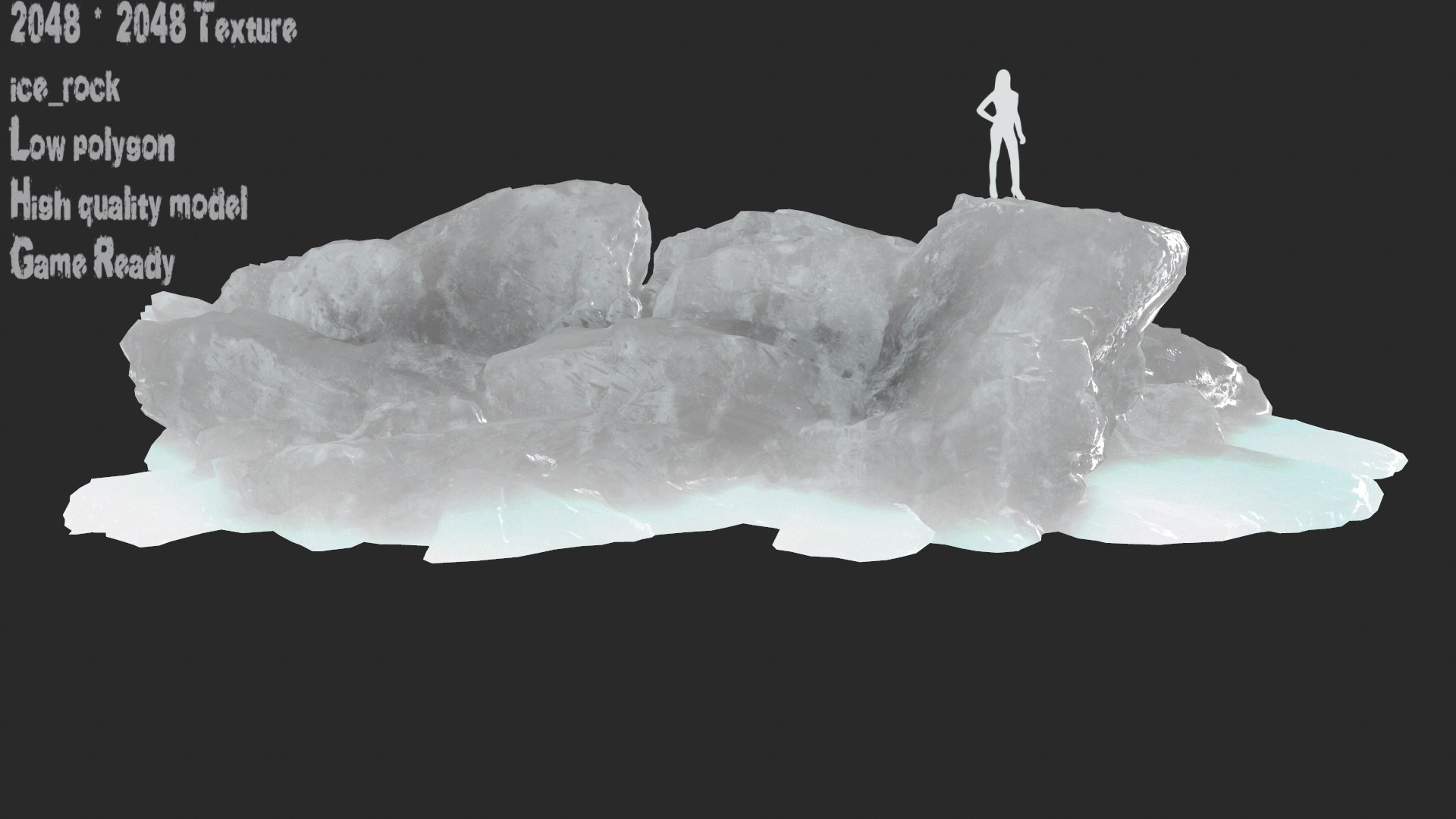 Ice snow 3D model - TurboSquid 1163891