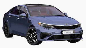 3D kia optima 2019 interior model