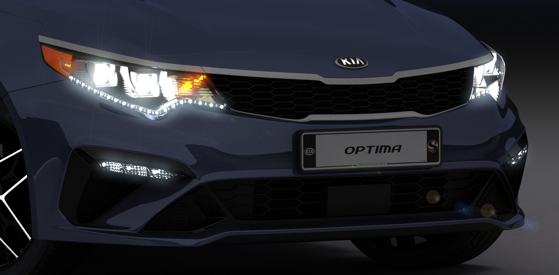 3D kia optima 2019 interior model - TurboSquid 1438221