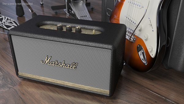 modèle 3D de Marshall Stanmore II Enceinte Bluetooth Sans Fil Noir -  TurboSquid 1559482