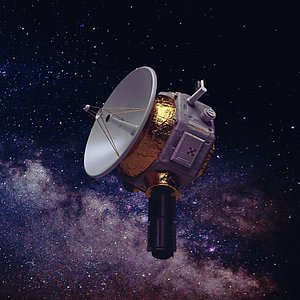 deep space probe 3D model