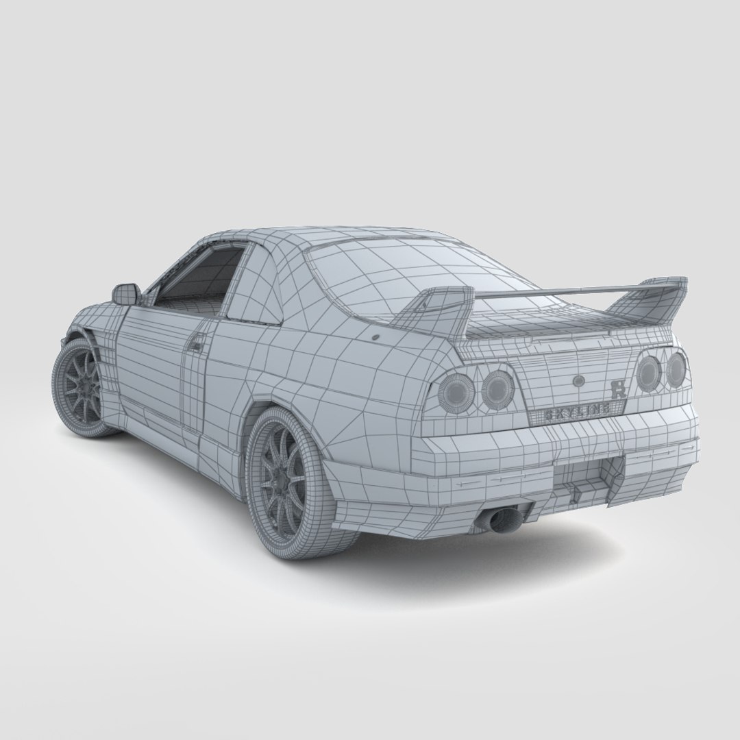 Nissan Skyline R33 Gtr 3d Model