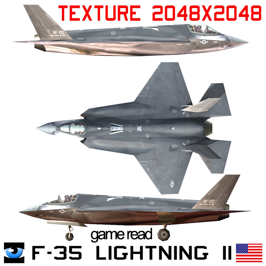 F 35 Lightning 3d Max