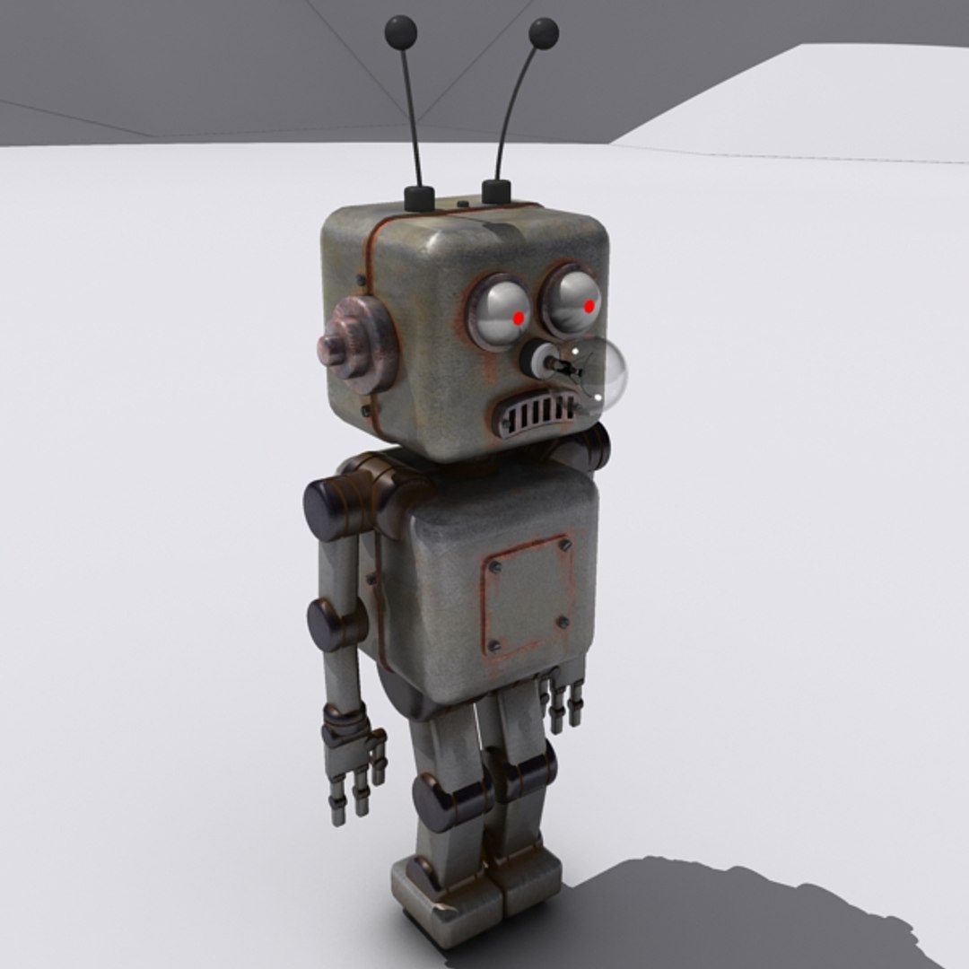 3dsmax Retro Robot