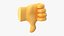 Thumbs Down Emoji Gesture