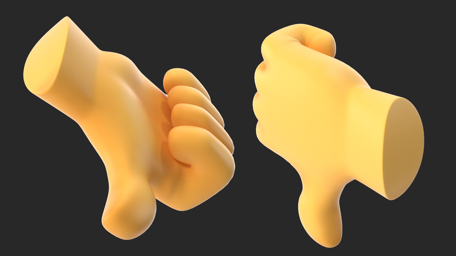 Thumbs Down Emoji Gesture 3D https://p.turbosquid.com/ts-thumb/ig/3k56qG/6R/thumbs_down_gesture_emoji_007/jpg/1775168017/1920x1080/fit_q87/a26c51564ee4f054f445c85b77ab11d4b7a4748c/thumbs_down_gesture_emoji_007.jpg
