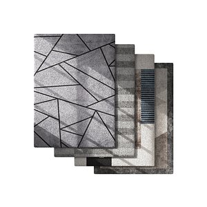 Rug Set 25 3D model