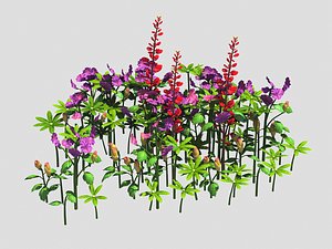 small plant - mountain 3D model