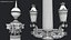 Street Lamp Columna Rostrata Hight Low Poly