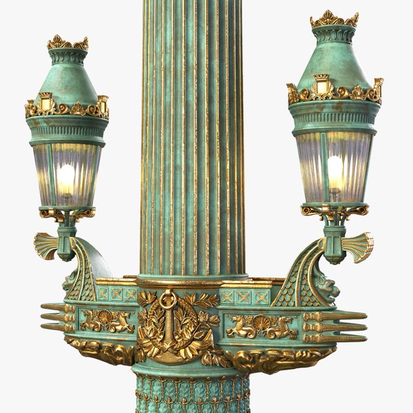 3D model Street Lamp Columna Rostrata