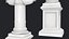 Street Lamp Columna Rostrata Hight Low Poly