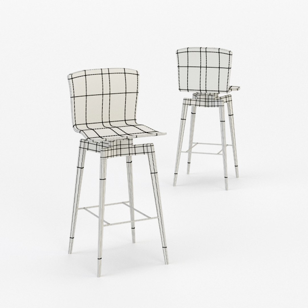 Architectural Visualization Barhocker Bar Stool 3D Model - TurboSquid ...