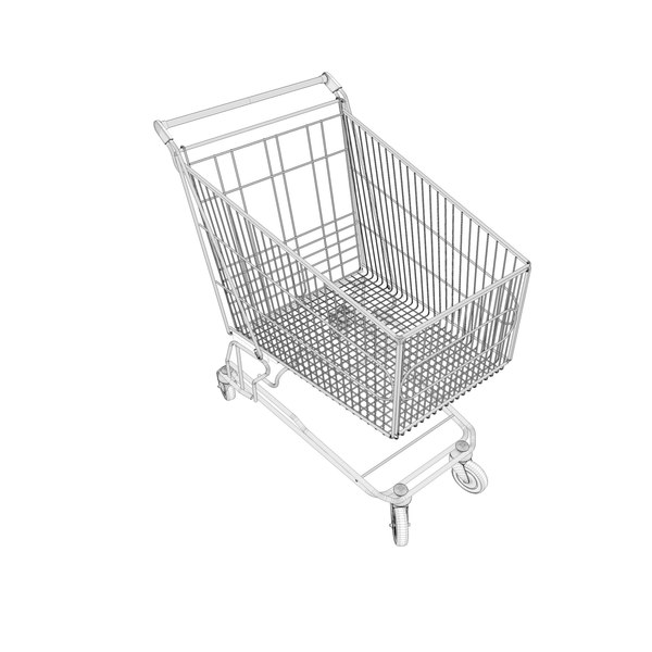 Shopping cart model - TurboSquid 1598671