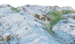 mount lanscape 3d model