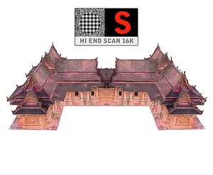 ancient temple 3D model