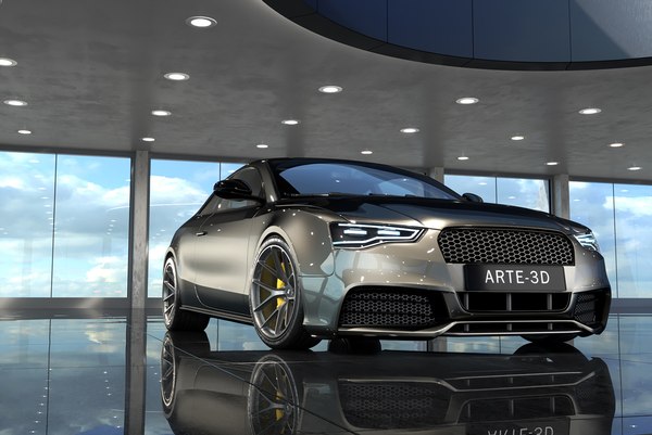 3D model interior scene 14 c