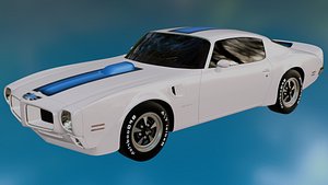 3D Pontiac Firebird Trans Am 1970