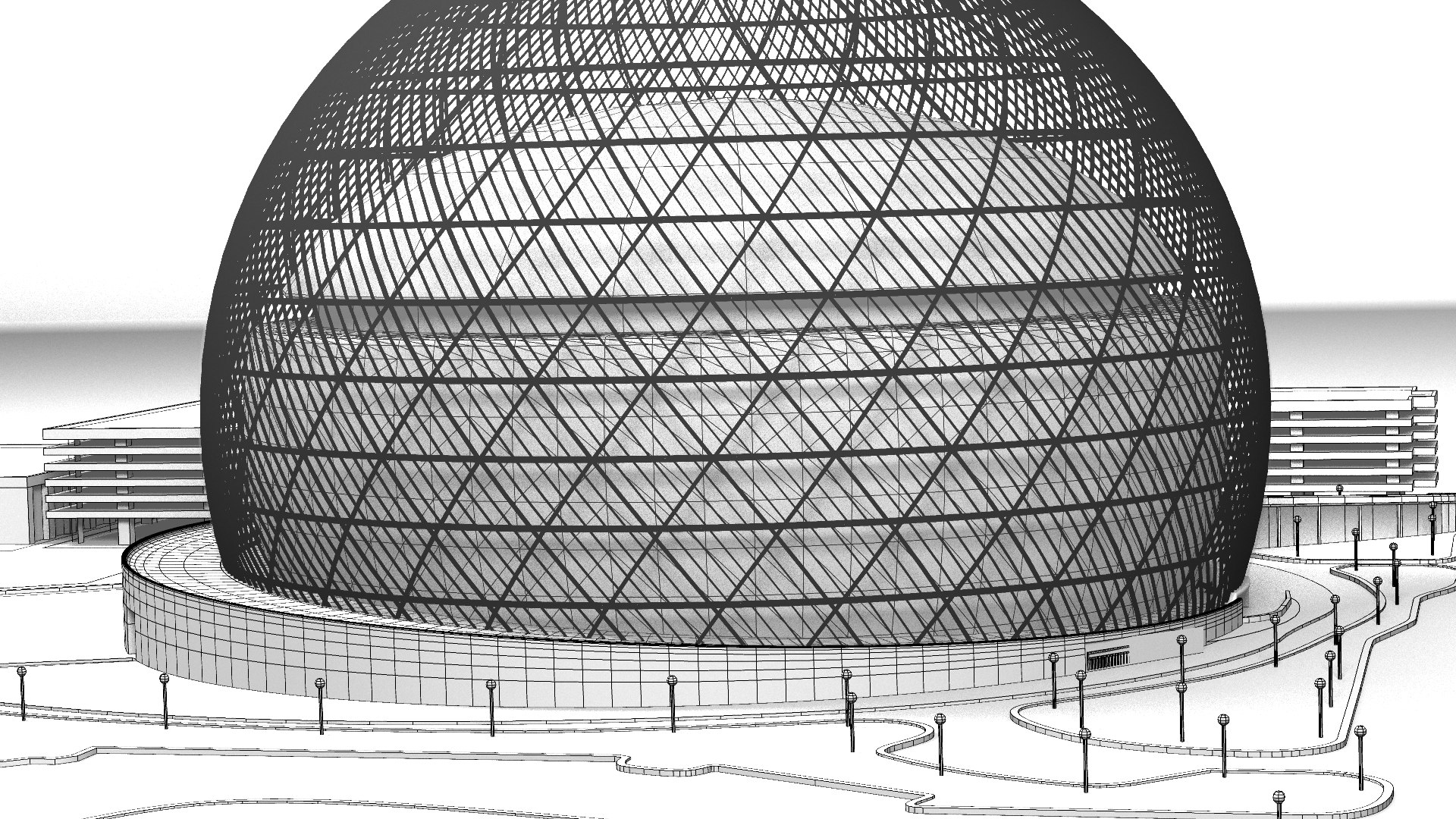 Sphere Of Las Vegas Model - TurboSquid 2143477