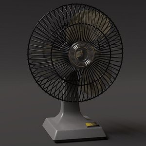 80s - 90s Desk Fan 3D model
