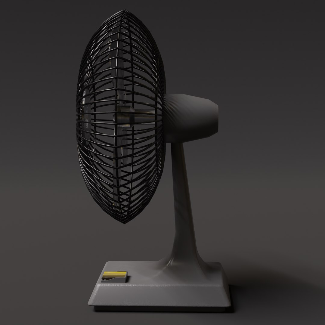 80s - 90s Desk Fan 3D Model - TurboSquid 1950729