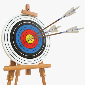 target arrows 3d model