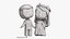 Decorative figurines of the bride and groom