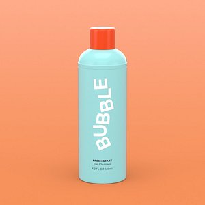 Bubble Fresh Start Soothing Face Oil Gel Cleanser Bottle