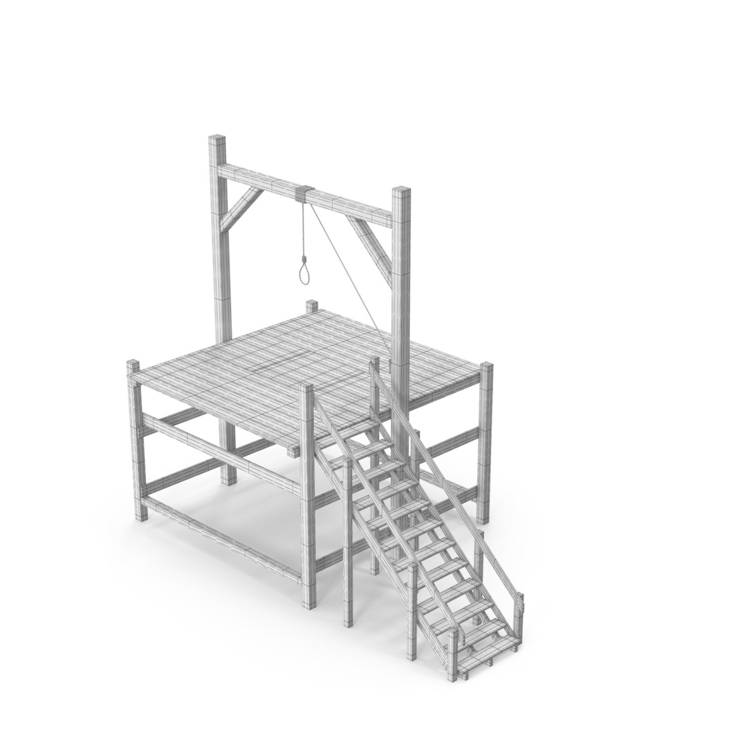 Wild West Gallows 3D Model - TurboSquid 2382884