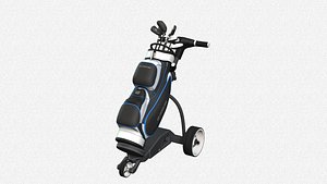 Golf Course Trolley 3D model